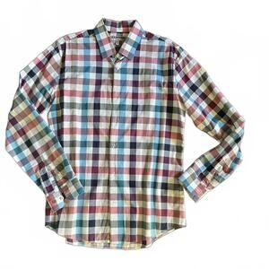 Express Men's Fitted Long Sleeve Shirt